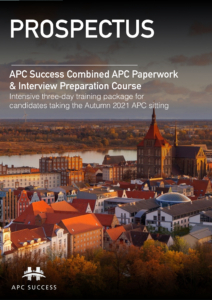 APC SUCCESS Autumn 2021 3 Day Combination Prospectus